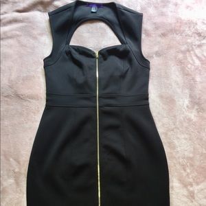 Black Zip Dress